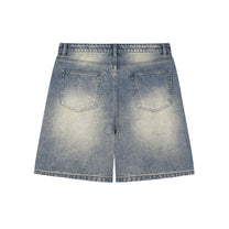 SM Heritage Distressed Denim Shorts back