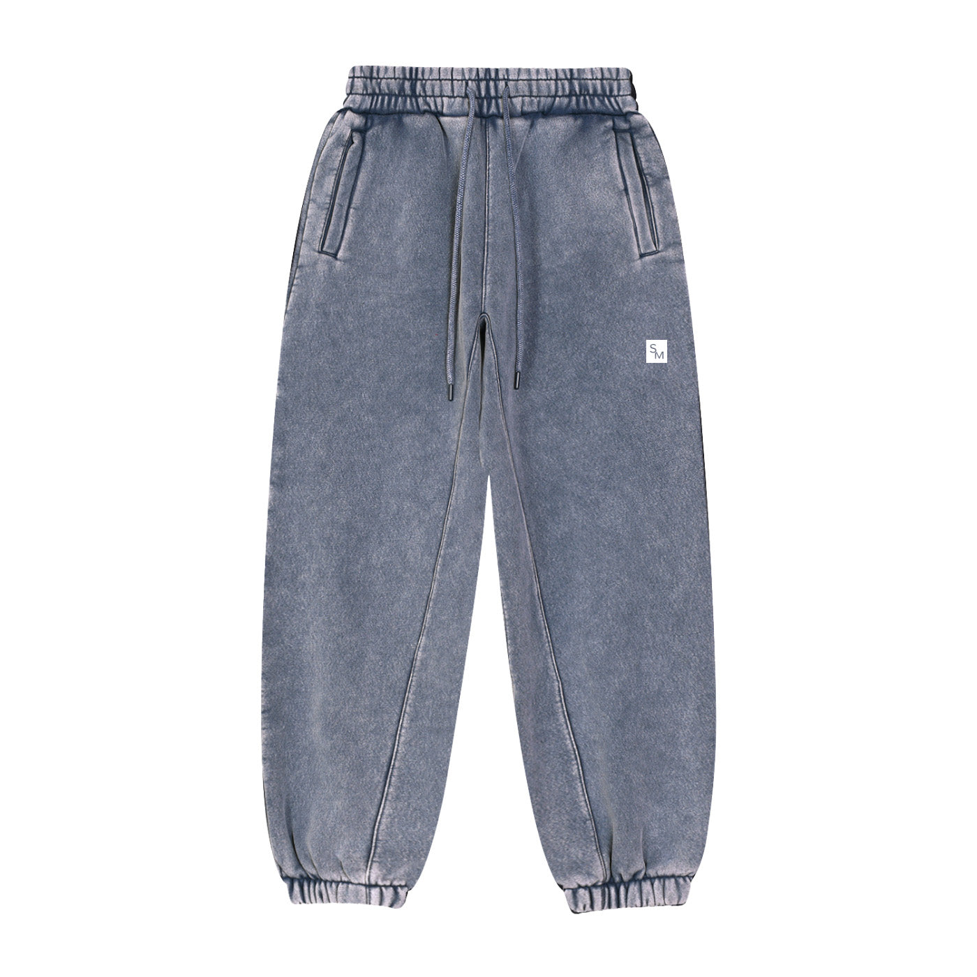 SM Sig. Jogger Sweatpants blue washed front
