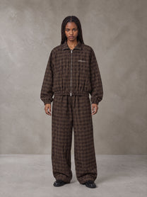 SM Meridian Espresso outfit, full-length front studio view, Look 2.
