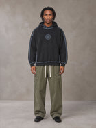 Model wearing the SM Eternal Fleur Straight Leg Cargo Pants in Heritage Khaki, front view.