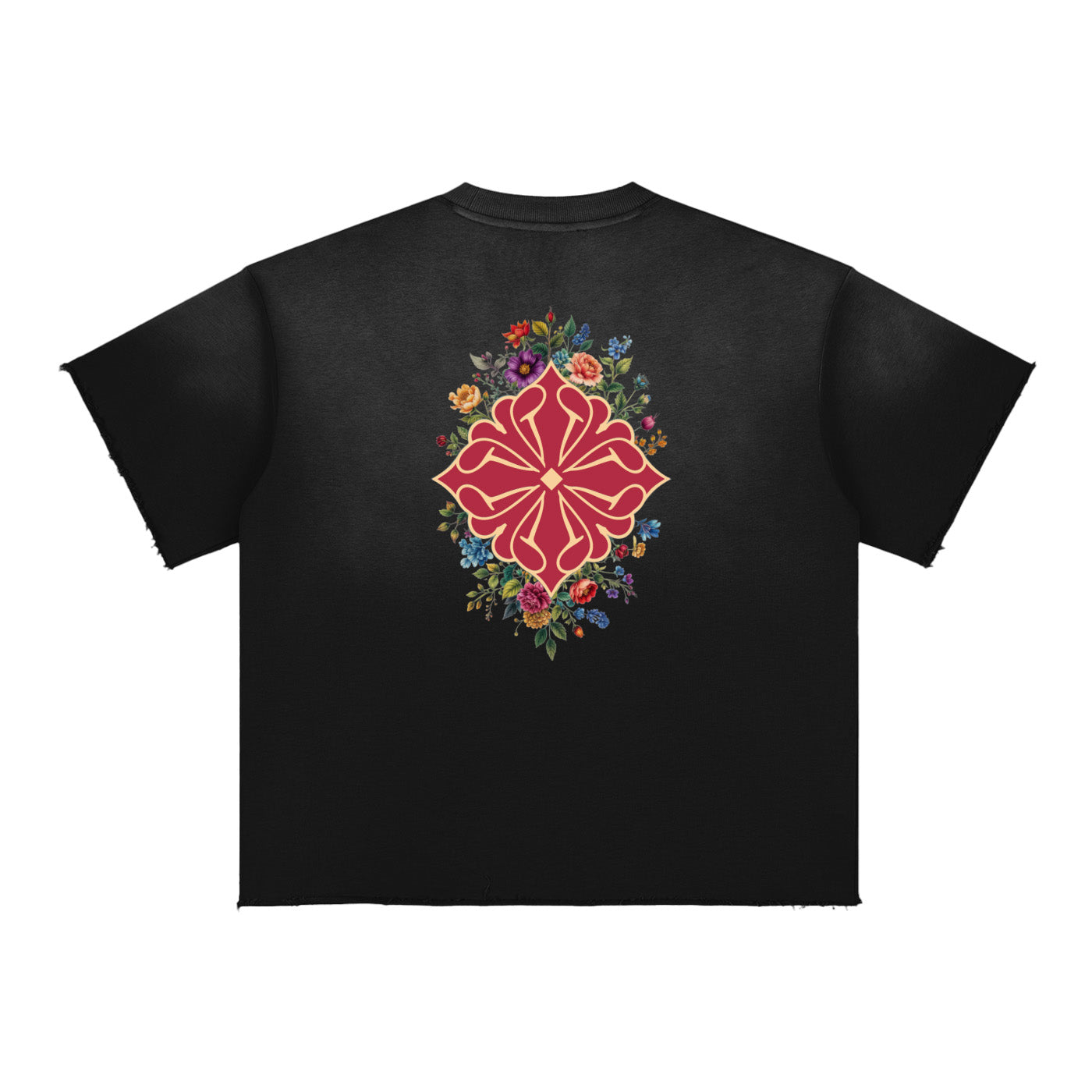 SM Echo Fleur T-shirt black back