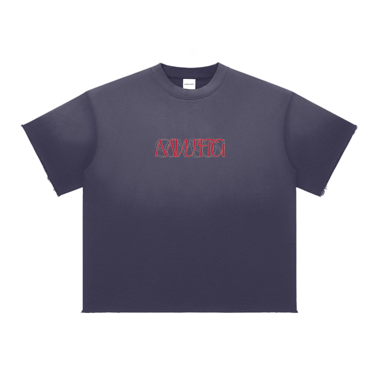 SM Echo Fleur T-shirt navy front