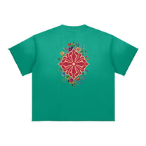 SM Echo Fleur T-shirt green back