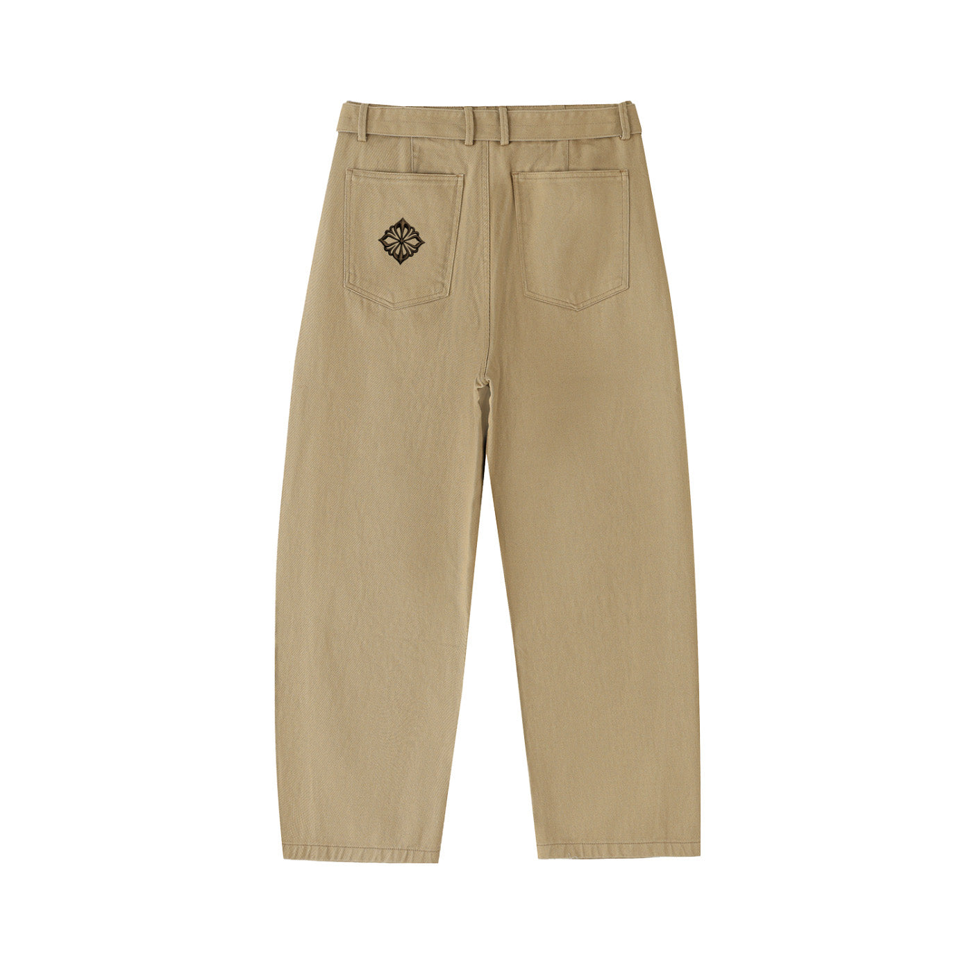 SM Eternal Fleur Belted Trousers camel back