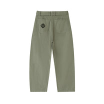 SM Eternal Fleur Belted Trousers khaki back