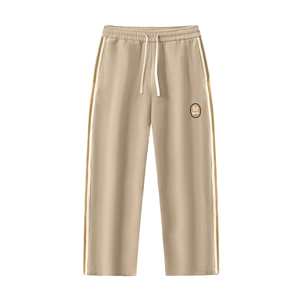 SM Insignia Track Trousers camel front