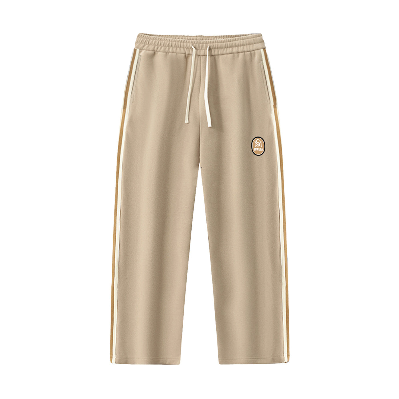 SM Insignia Track Trousers camel front