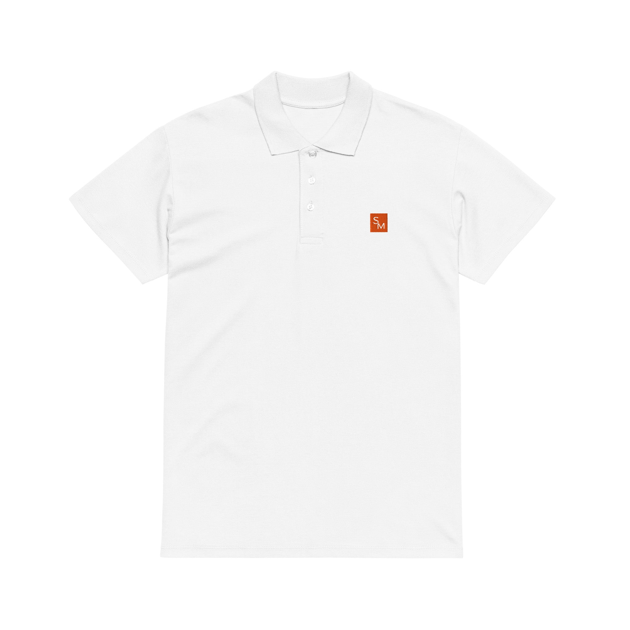 SM Sig. Polo T-shirt white front