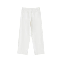 SM Straight Leg Trousers white back