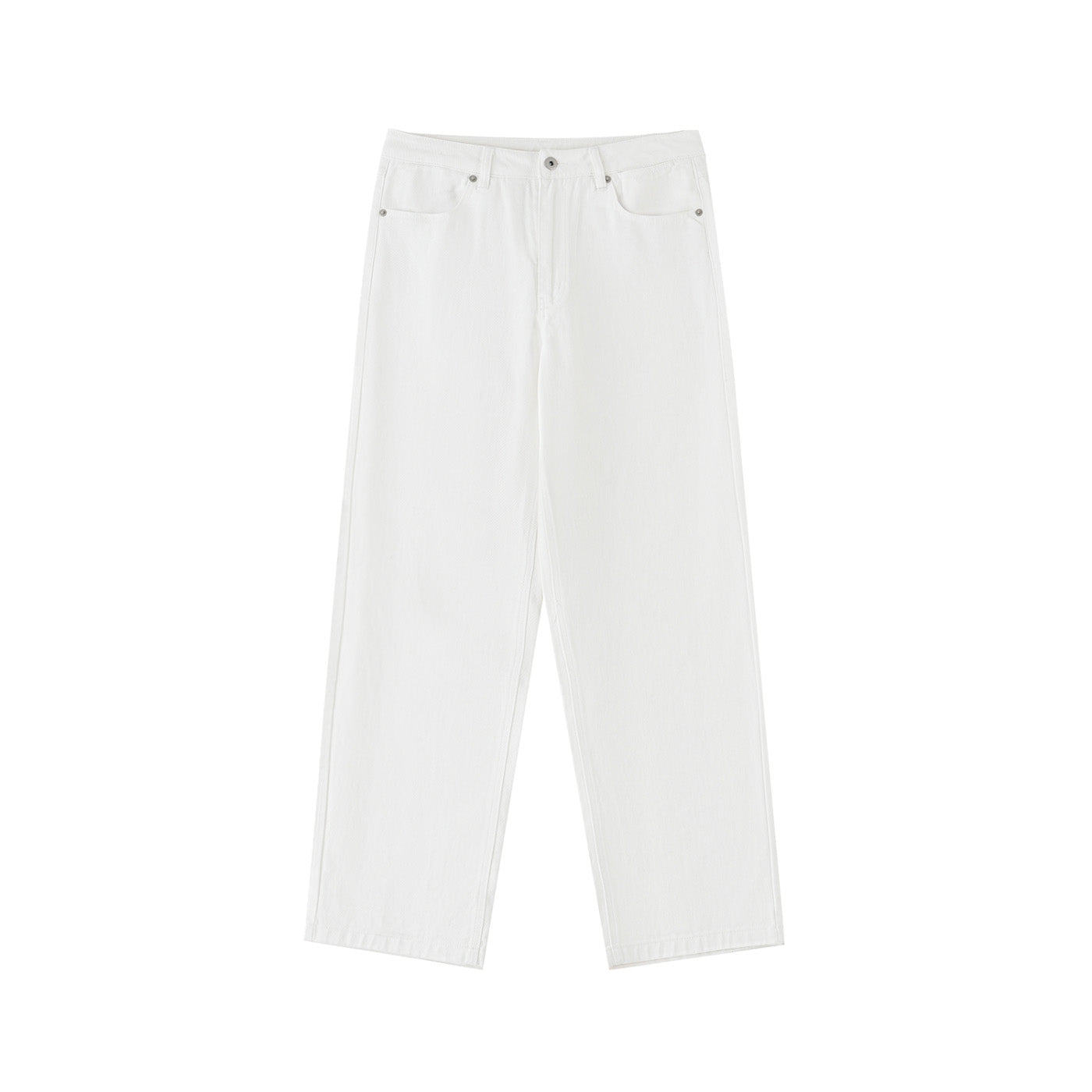 SM Straight Leg Trousers white front