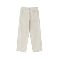 SM Straight Leg Trousers beige back