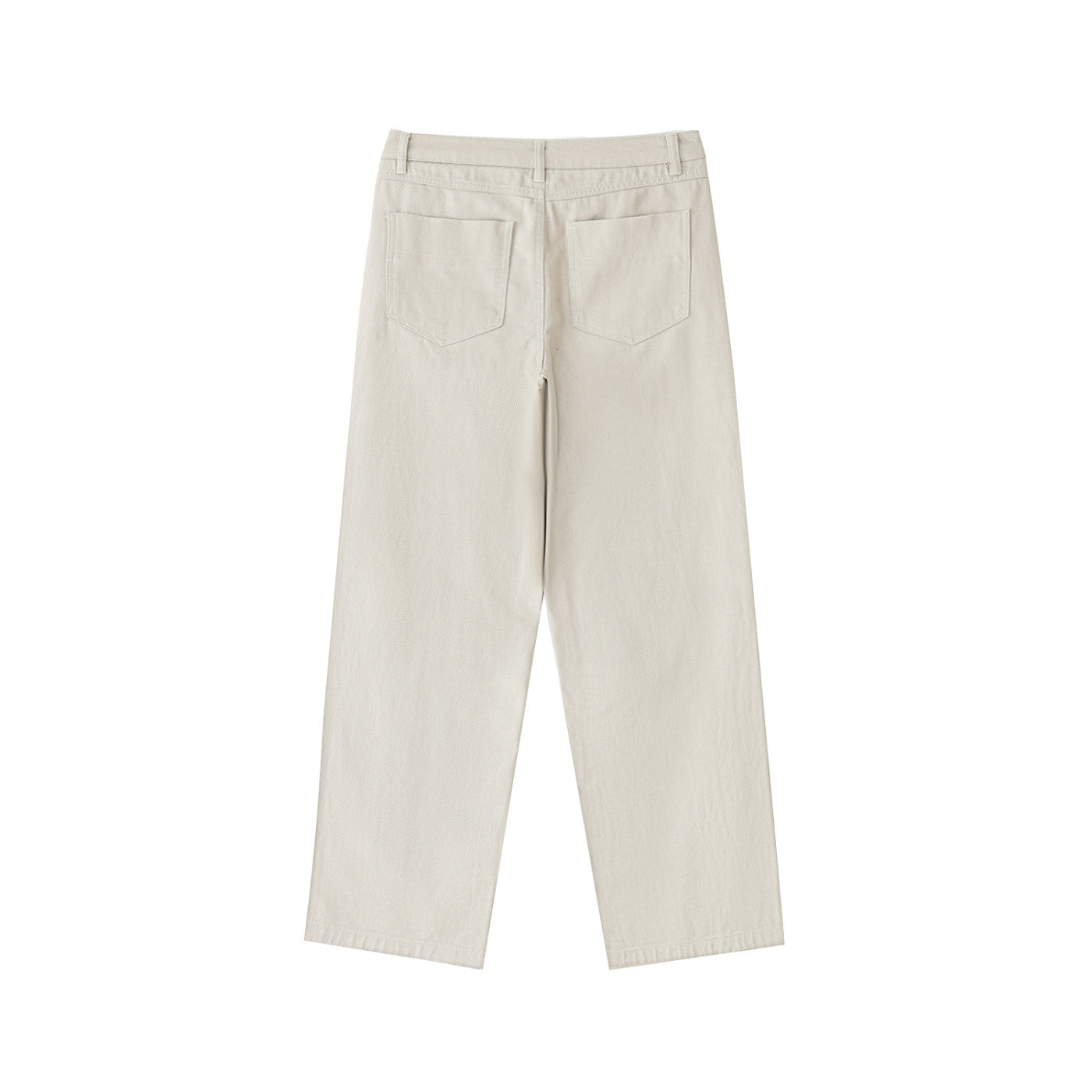 SM Straight Leg Trousers beige back