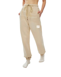 Model wearing SM Sunfade Fleeced Sweatpants front
