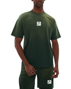 Model wearing SM Vintage Washed T-shirt front