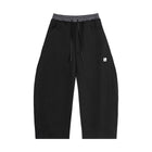 SM Sig. Plaid Sweatpants black front