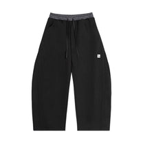 SM Sig. Plaid Sweatpants black front