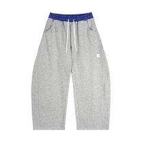 SM Sig. Plaid Sweatpants grey front