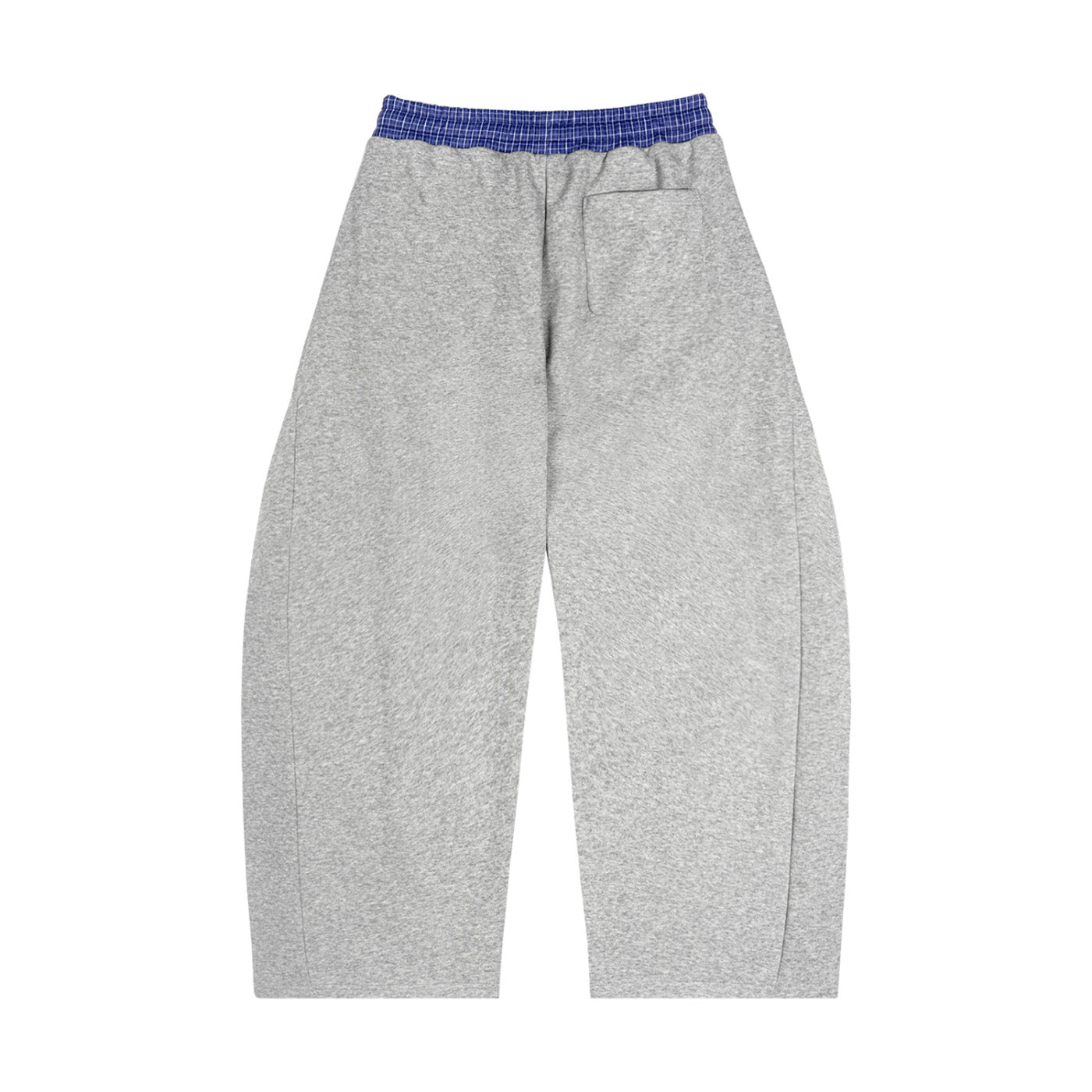 SM Sig. Plaid Sweatpants grey back