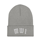 SM Script Beanie heather grey