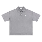SM Sig. Snow Washed Polo T-shirt grey front