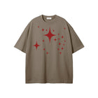 SM Star T-shirt brown front