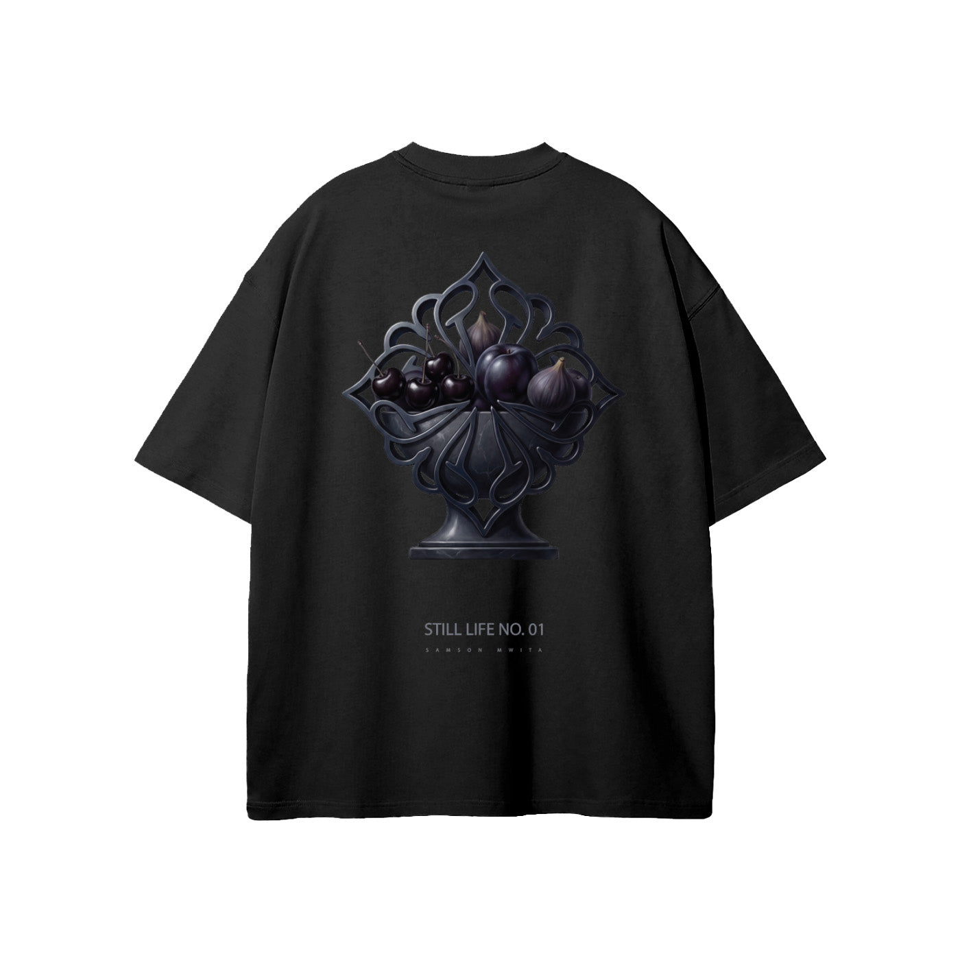 SM Still Life NO.01 T-Shirt black back