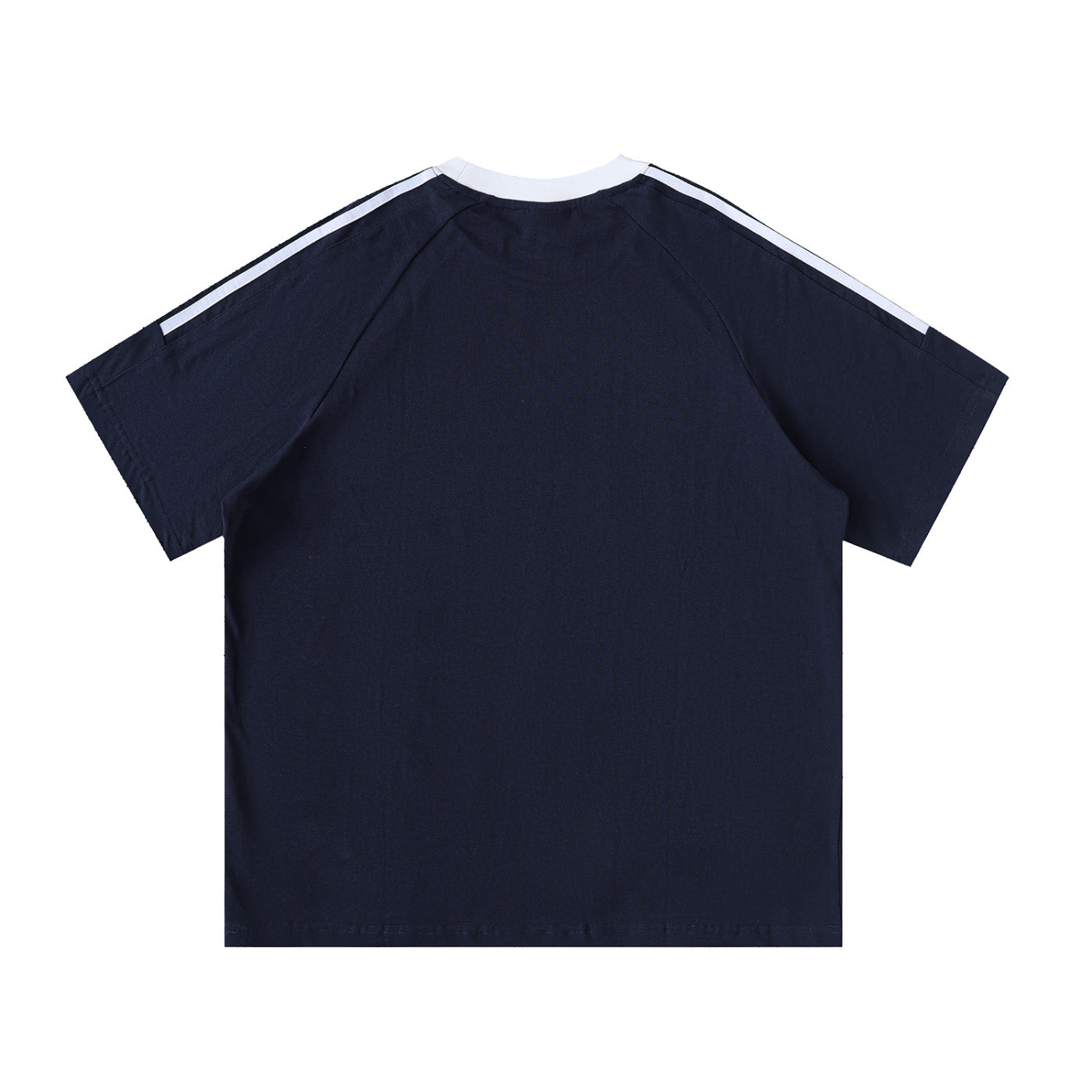 SM Sig. Striped T-shirt navy back