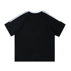 SM Sig. Striped T-shirt black back
