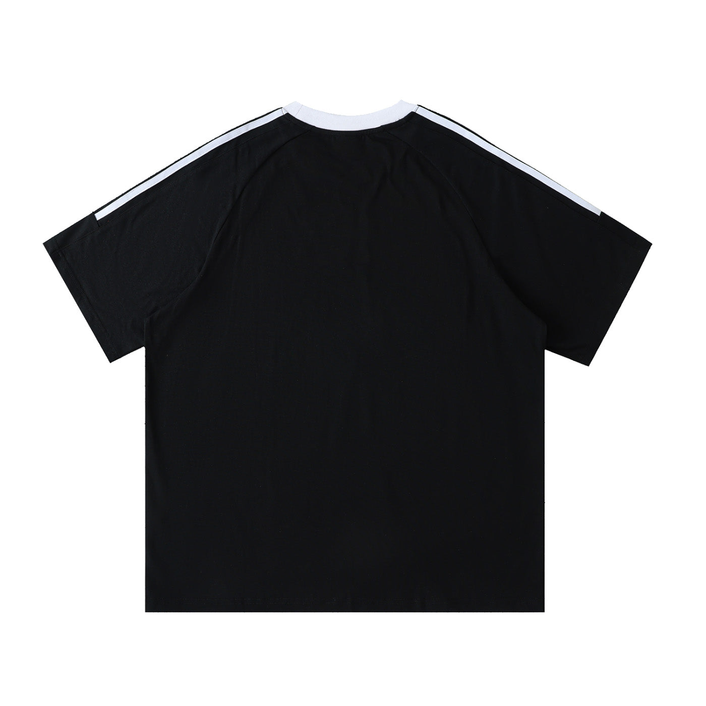 SM Sig. Striped T-shirt black back
