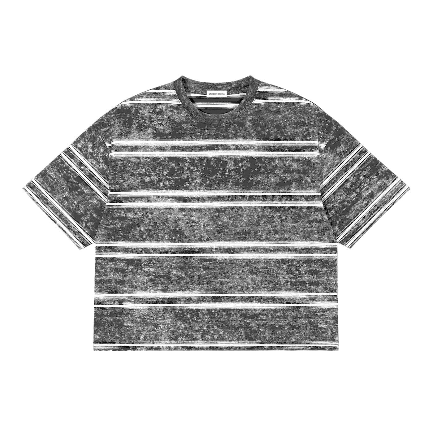 SM Sig. Snow Washed Striped T-shirt front