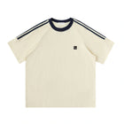 SM Sig. Striped T-shirt beige front
