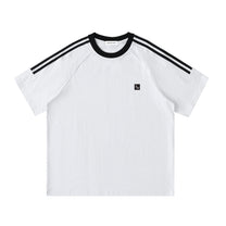 SM Sig. Striped T-shirt white front