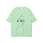 SM Swirl T-shirt Tea Green front
