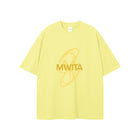 SM Swirl T-shirt Yellow front