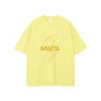 SM Swirl T-shirt Yellow front