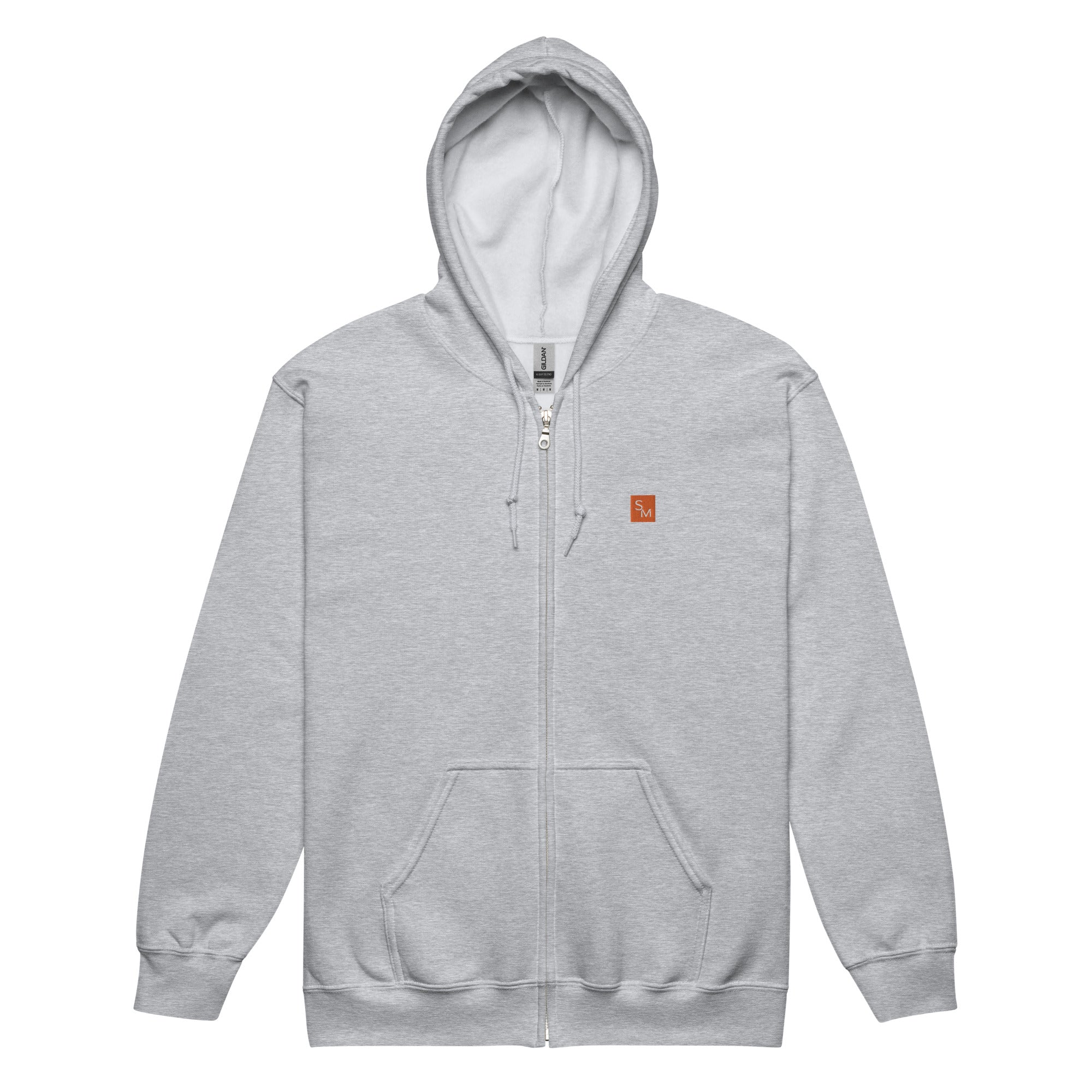 SM Signature Hoodie Grey front