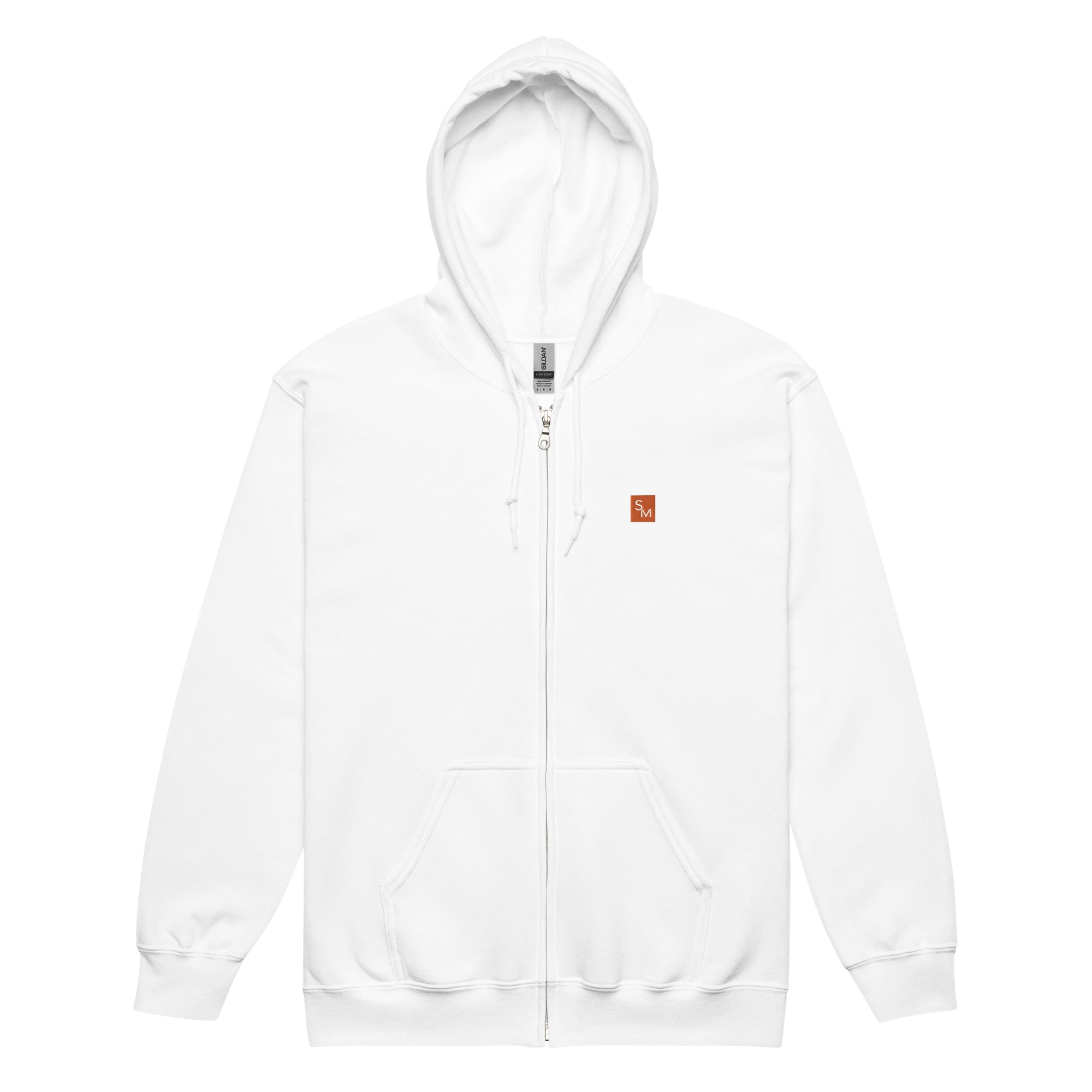 SM Signature Hoodie white front