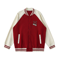 SM Varsity Jacket carmine front