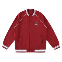 SM Varsity Jacket carmine front