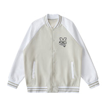 SM Varsity Jacket camel front