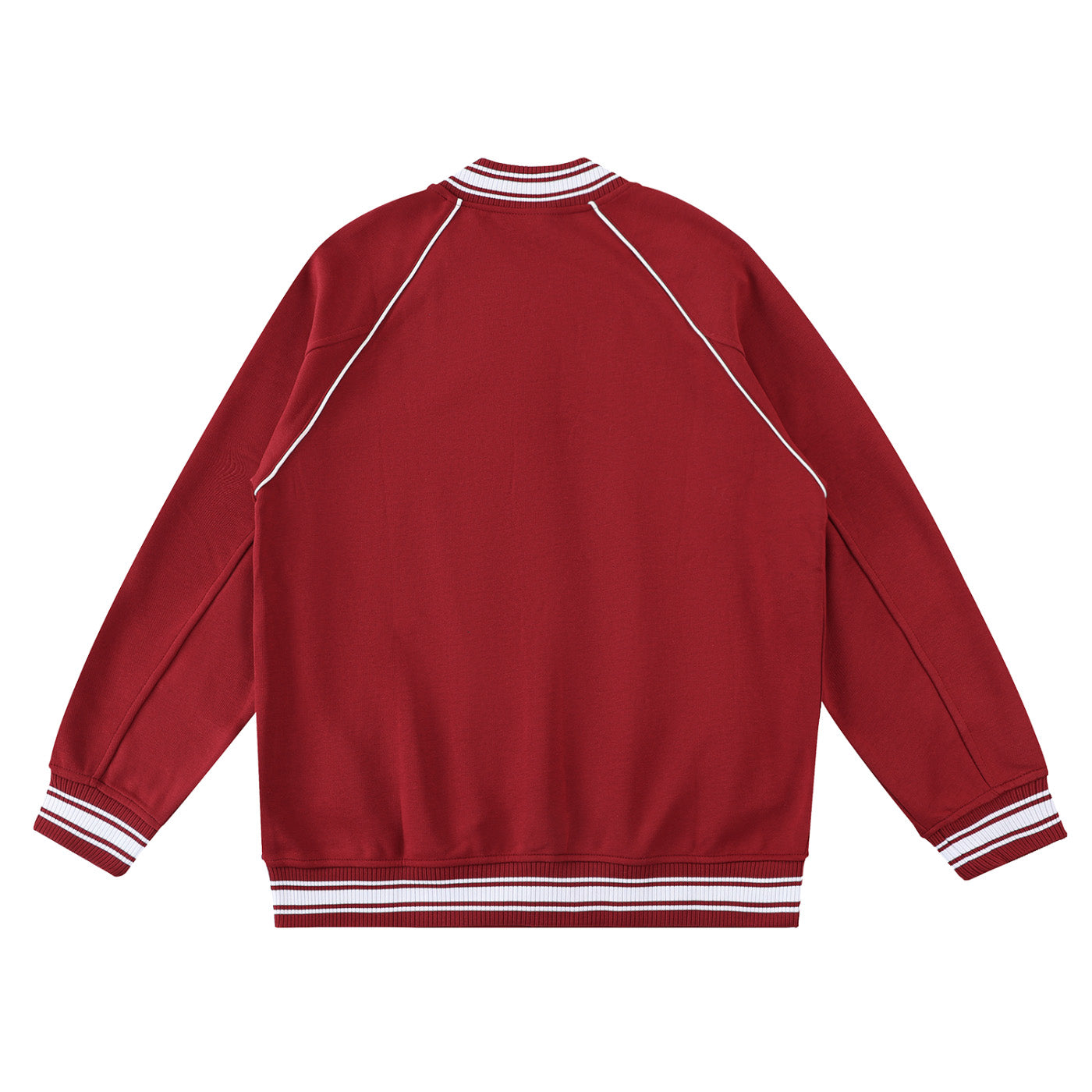 SM Varsity Jacket carmine back