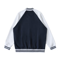 SM Varsity Jacket oxford navy back