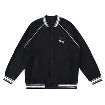 SM Varsity Jacket black front