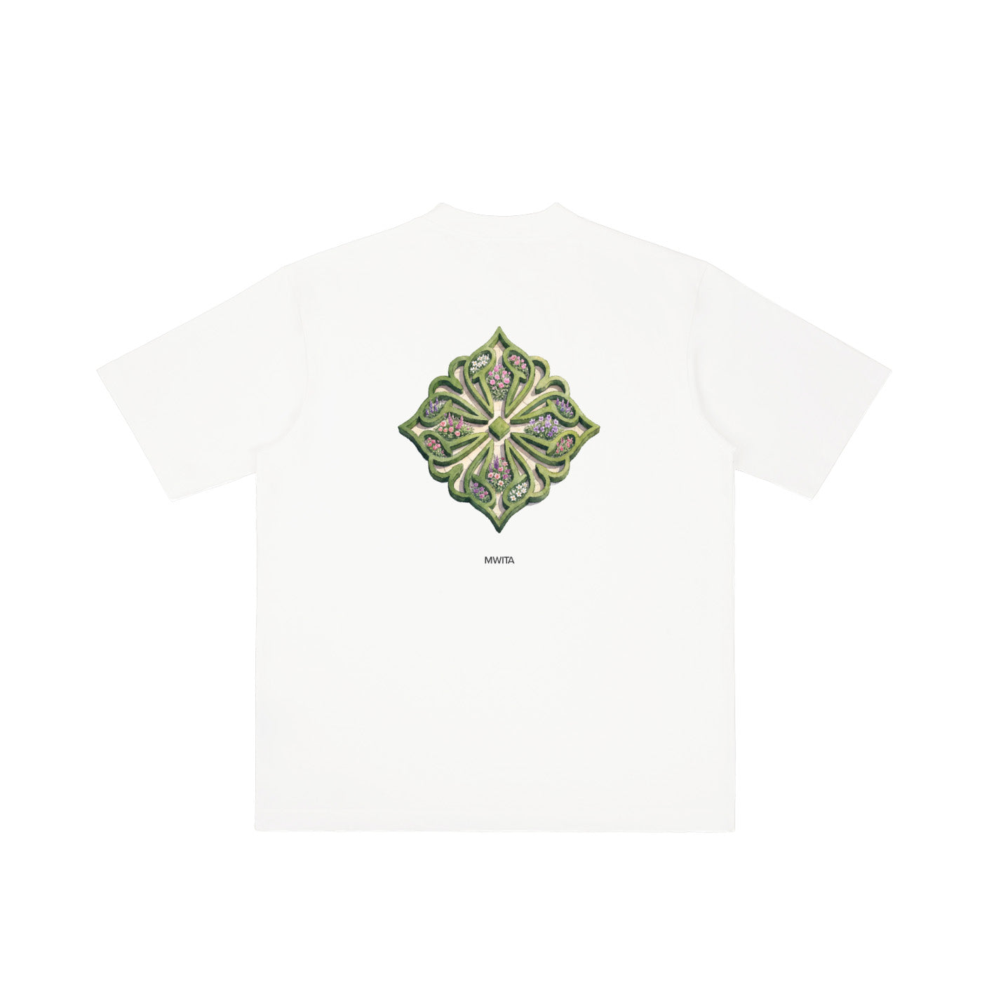 SM Verdant Fleur T-shirt white back