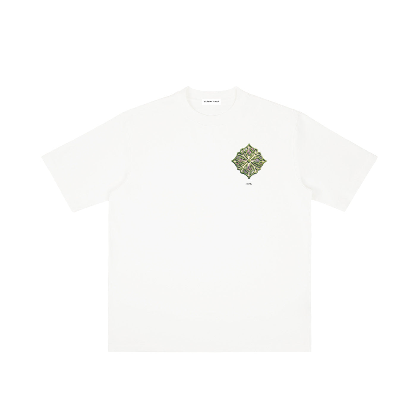SM Verdant Fleur T-shirt white front