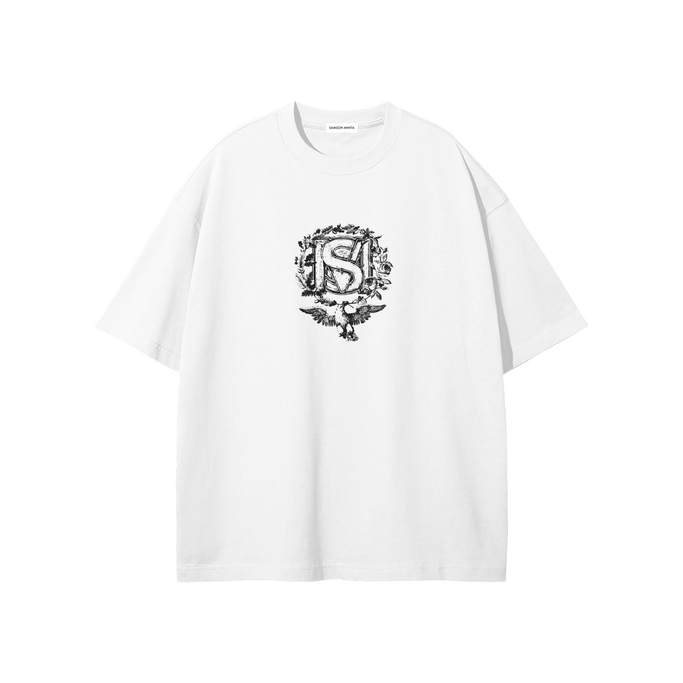 SM Wreath T-shirt white front