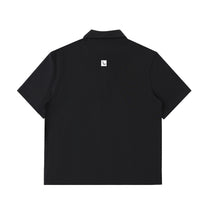 SM Sig. Half-Zip Polo Shirt black back